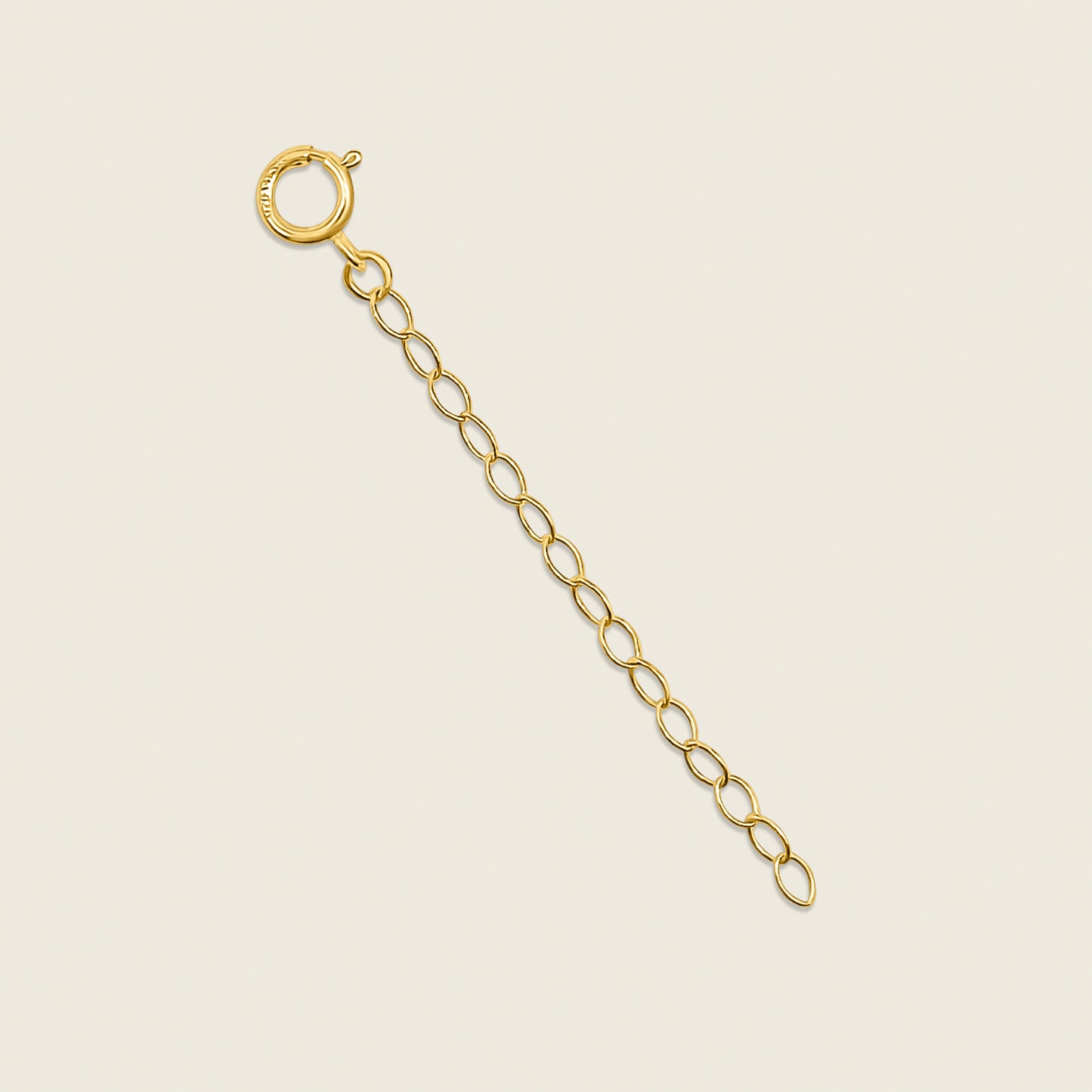 2" round clasp extender in gold filled perfect for extending necklaces or bracelets
