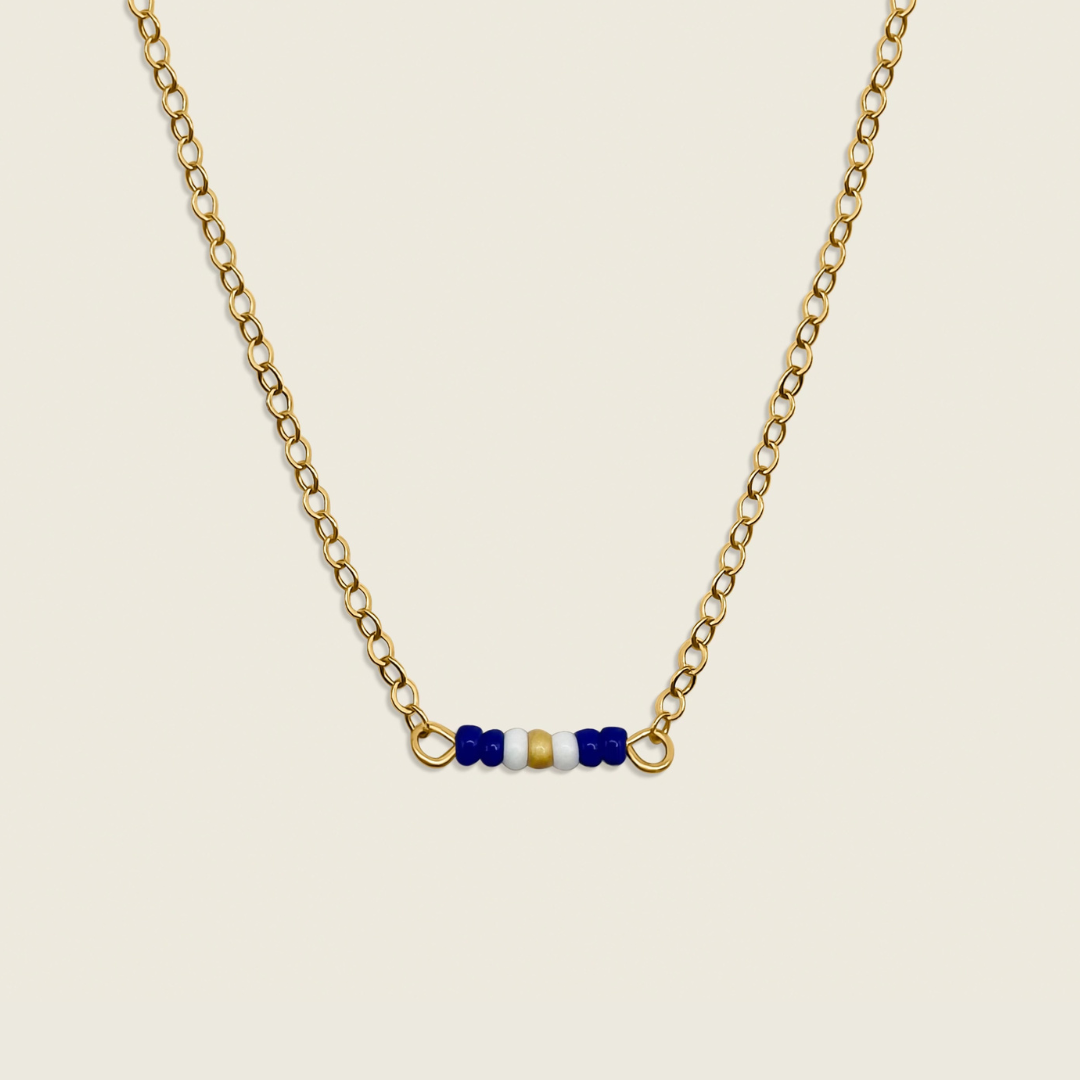 Petite Air Force Necklace – a delicate accessory designed to honor and support the Air Force community. Perfect for showing pride during deployments or as a meaningful everyday piece.