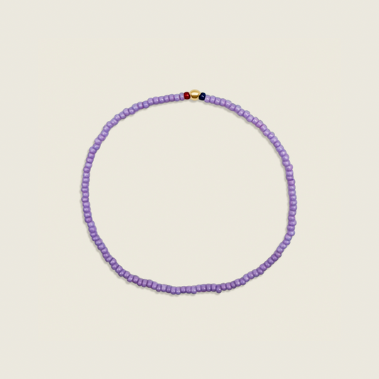 Purple Up Bracelet for Military Kids – a meaningful accessory celebrating resilience with the message 'Bloom Where You Are Planted.' Perfect for showing support for military families and honoring their strength.