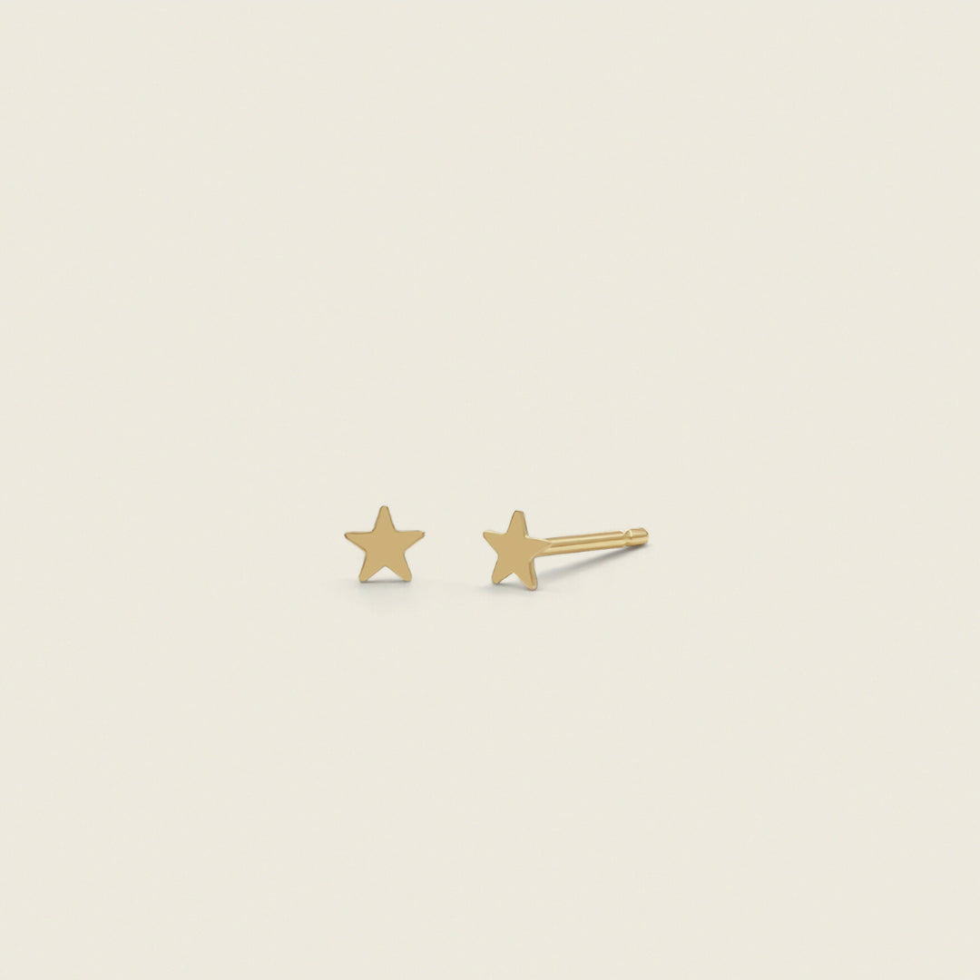 Dainty Star Stud Earrings – minimalist, celestial-inspired earrings crafted for everyday wear. Shop delicate and trendy jewelry to add a subtle sparkle to your style today
