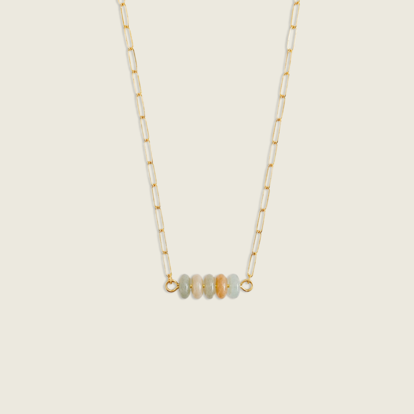 Wren Necklace on paperclip chain