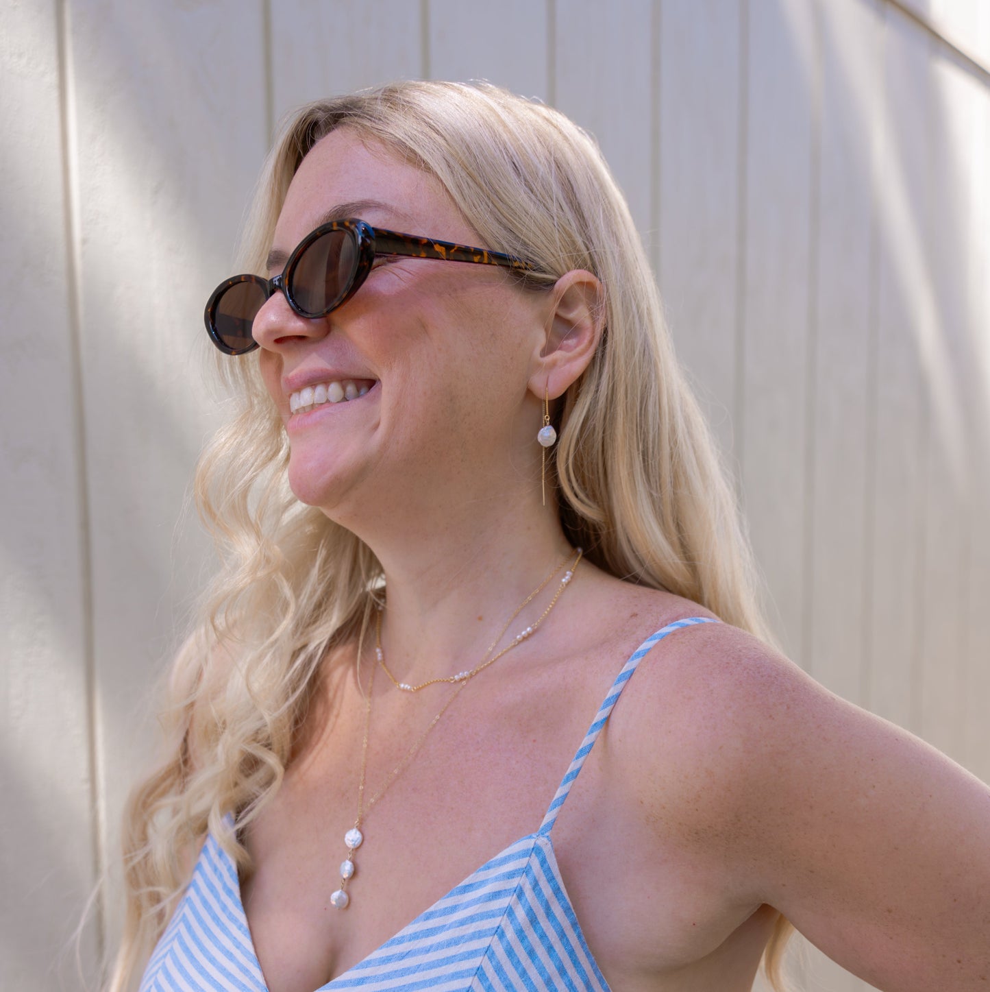 Coastal Coin Drop Earrings