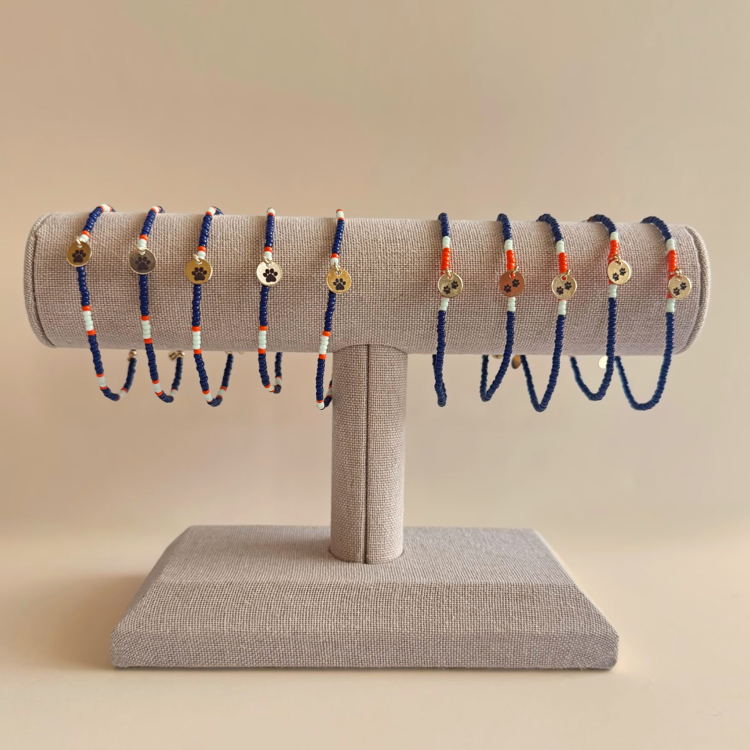 dogs on deployment bracelet collab with dainty forces