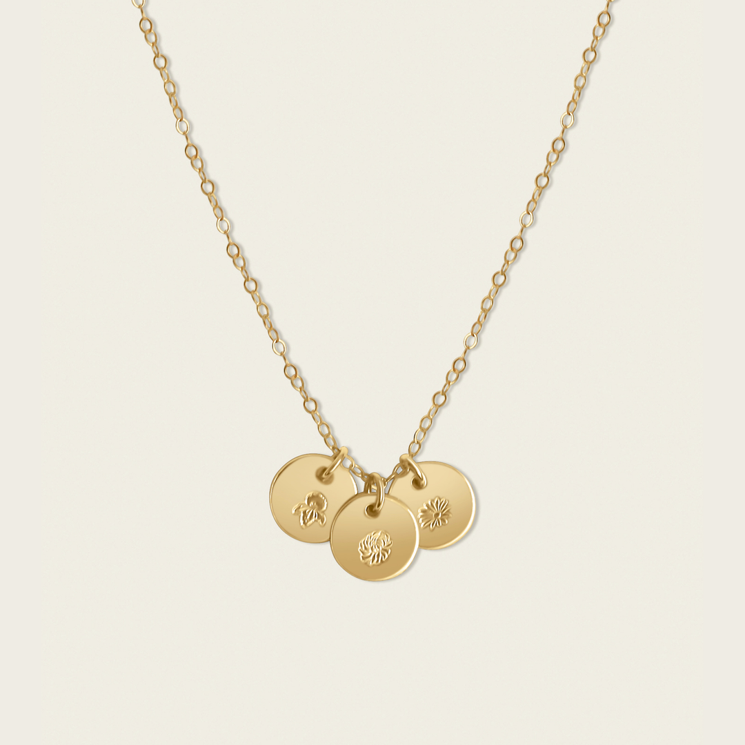Petite Birth Flower Necklace