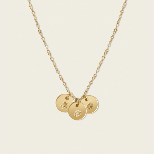 Petite Birth Flower Necklace