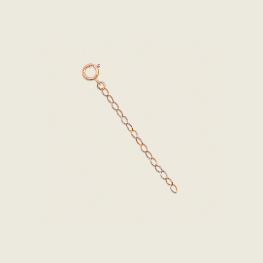 2 Inch Rose Gold Filled Necklace Extender - a stylish accessory to lengthen and layer your favorite necklaces for a chic, versatile look.