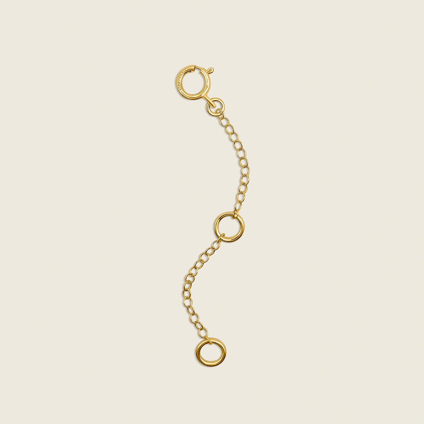 2-inch gold - filled round clasp necklace extender – a versatile, gold-filled accessory for layering and enhancing your favorite necklaces.