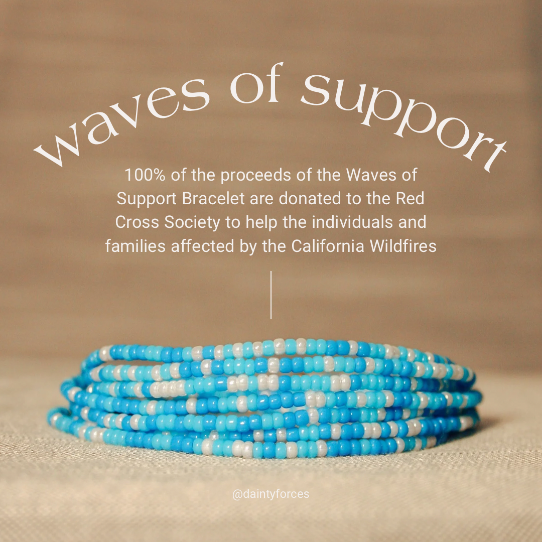 Waves of Support Bracelet