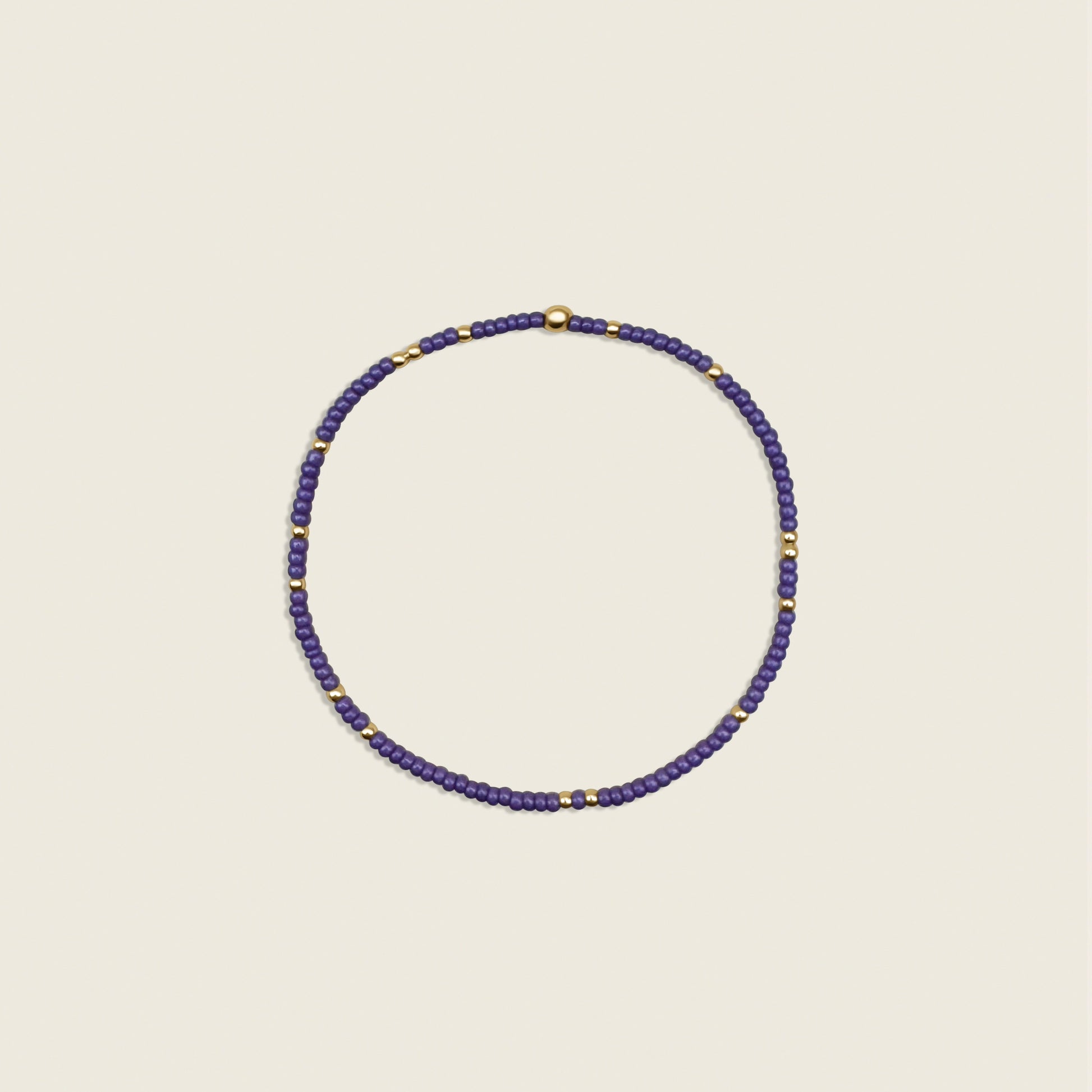 Ambition Beaded Bracelet in vibrant purple – a symbol of determination and the fuel to achieve dreams, reminding you to push forward through challenges and reach your goals.