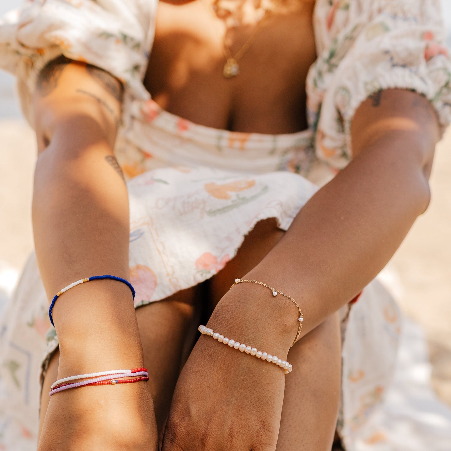 Pink Pearl Bracelet