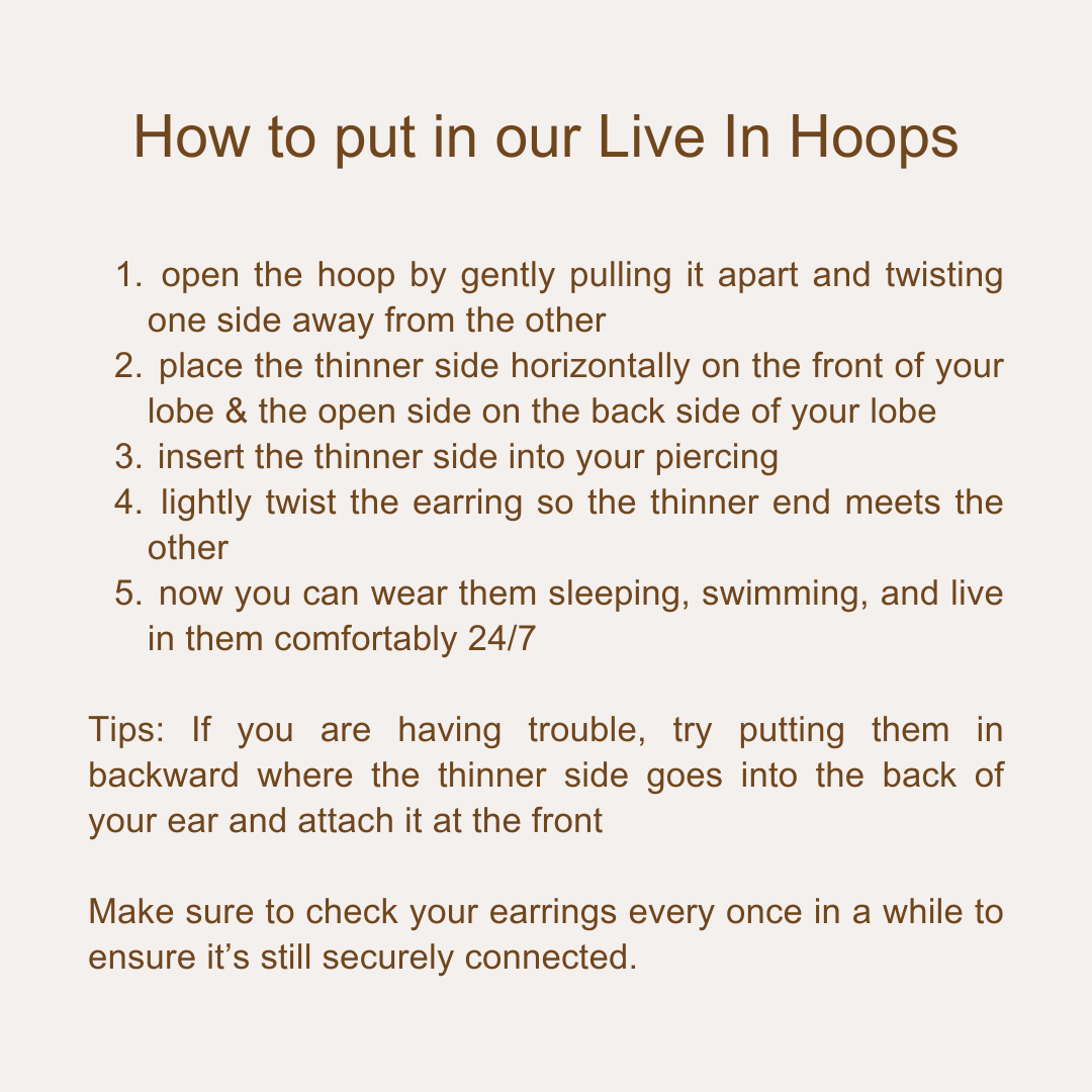 Petite Everyday Hoops