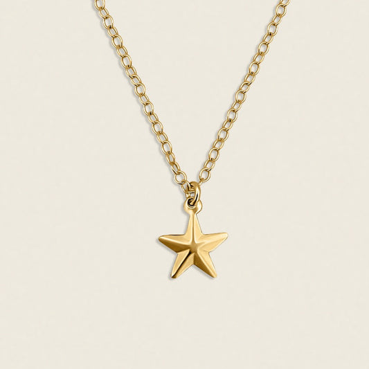 Gold Star Necklace