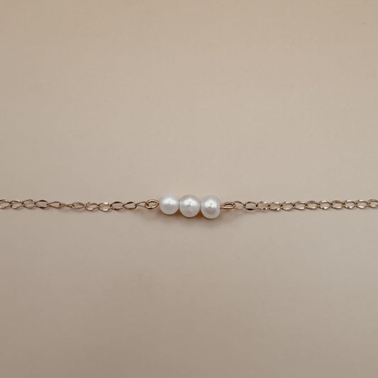 Petite Pearl Bracelet (GP)