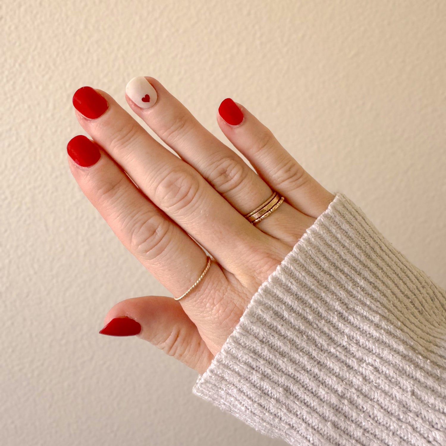 Gold Filled Ring stack featuring 4 gold filled rings 