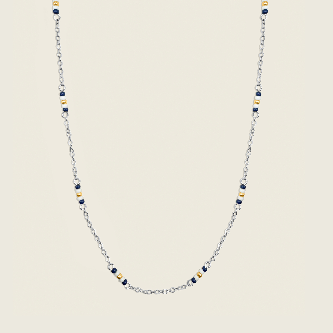 Navy Layering Necklace