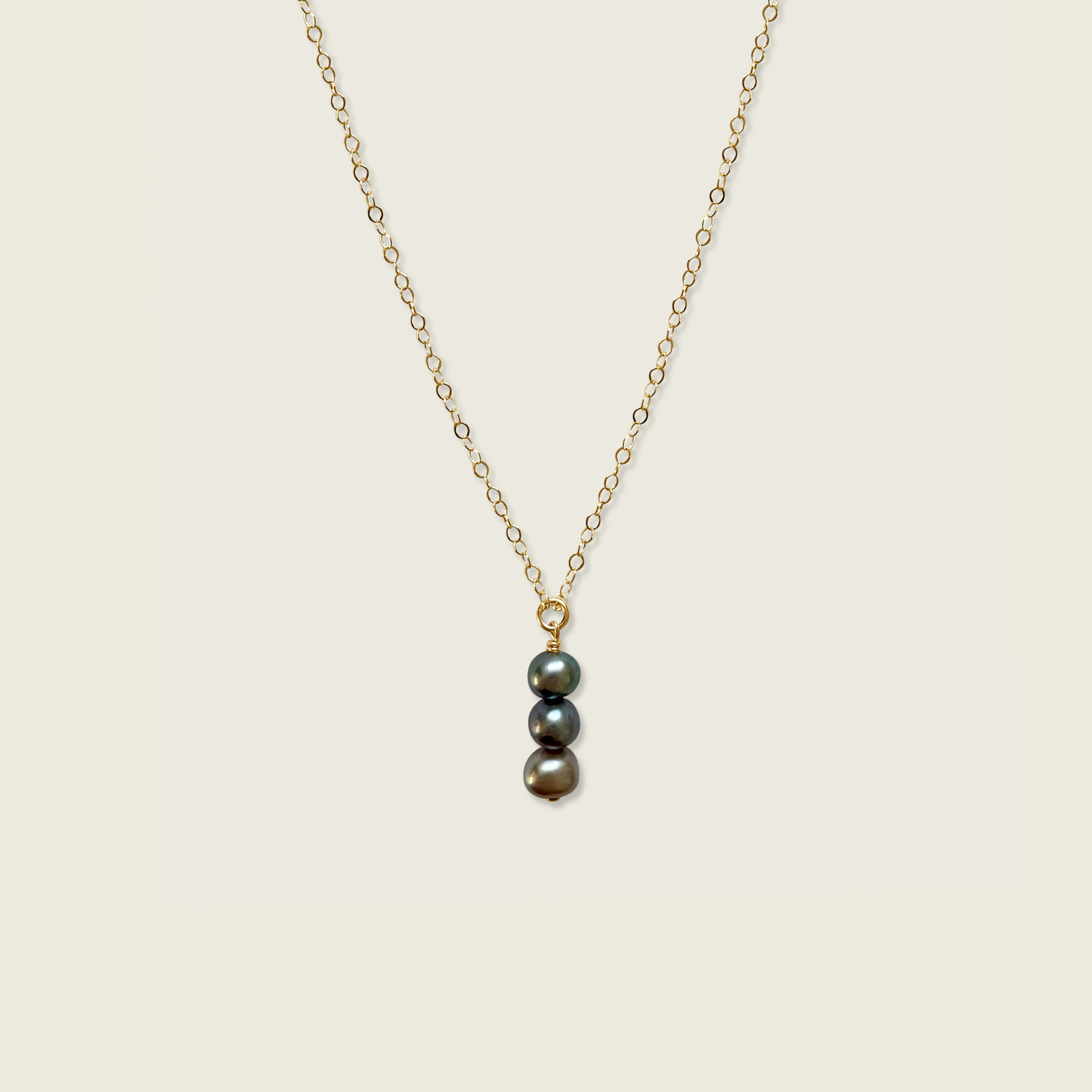 Noir Drop Necklace