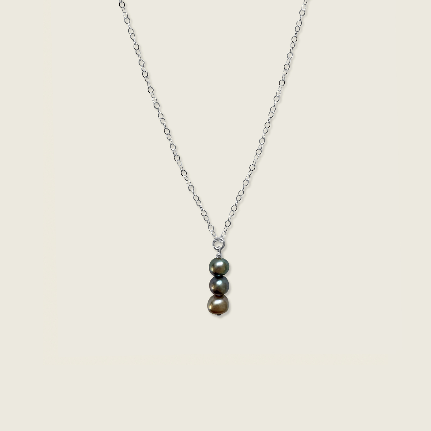 Noir Drop Necklace