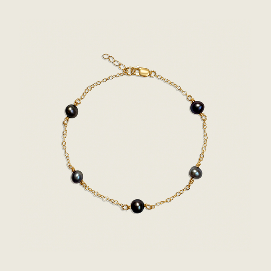 Noir Pearl Bracelet