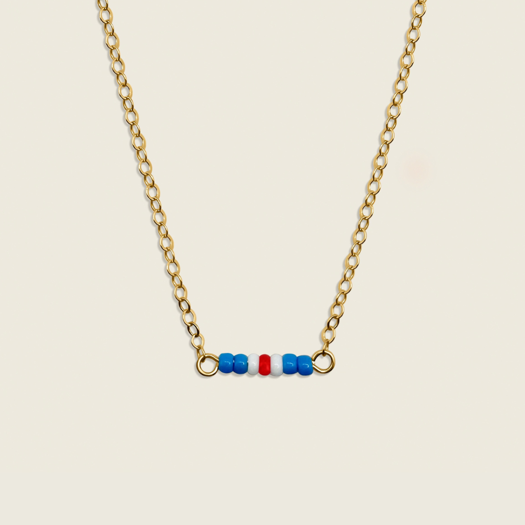 Petite Coast Guard Necklace – a delicate accessory crafted to honor and support the Coast Guard community. Perfect for showing pride during deployments or as a meaningful everyday piece.