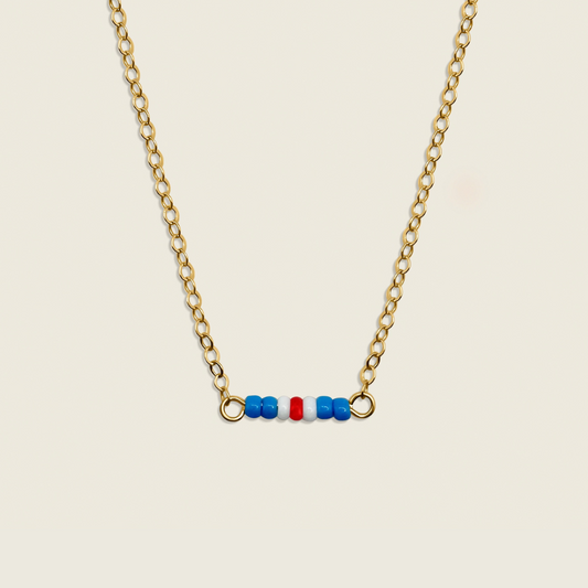 Petite Coast Guard Necklace – a delicate accessory crafted to honor and support the Coast Guard community. Perfect for showing pride during deployments or as a meaningful everyday piece.