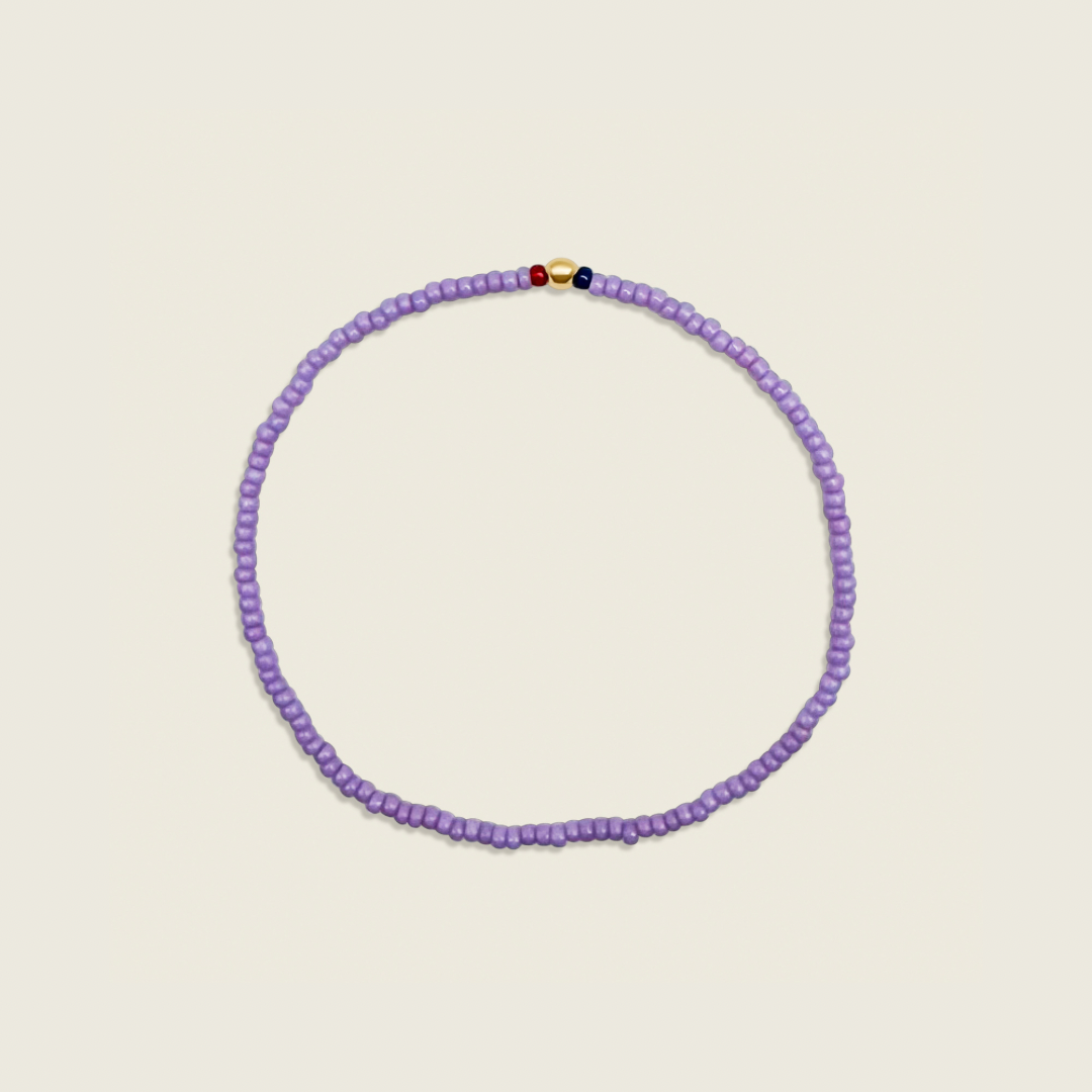 Purple Up Bracelet for Military Kids – a meaningful accessory celebrating resilience with the message 'Bloom Where You Are Planted.' Perfect for showing support for military families and honoring their strength.