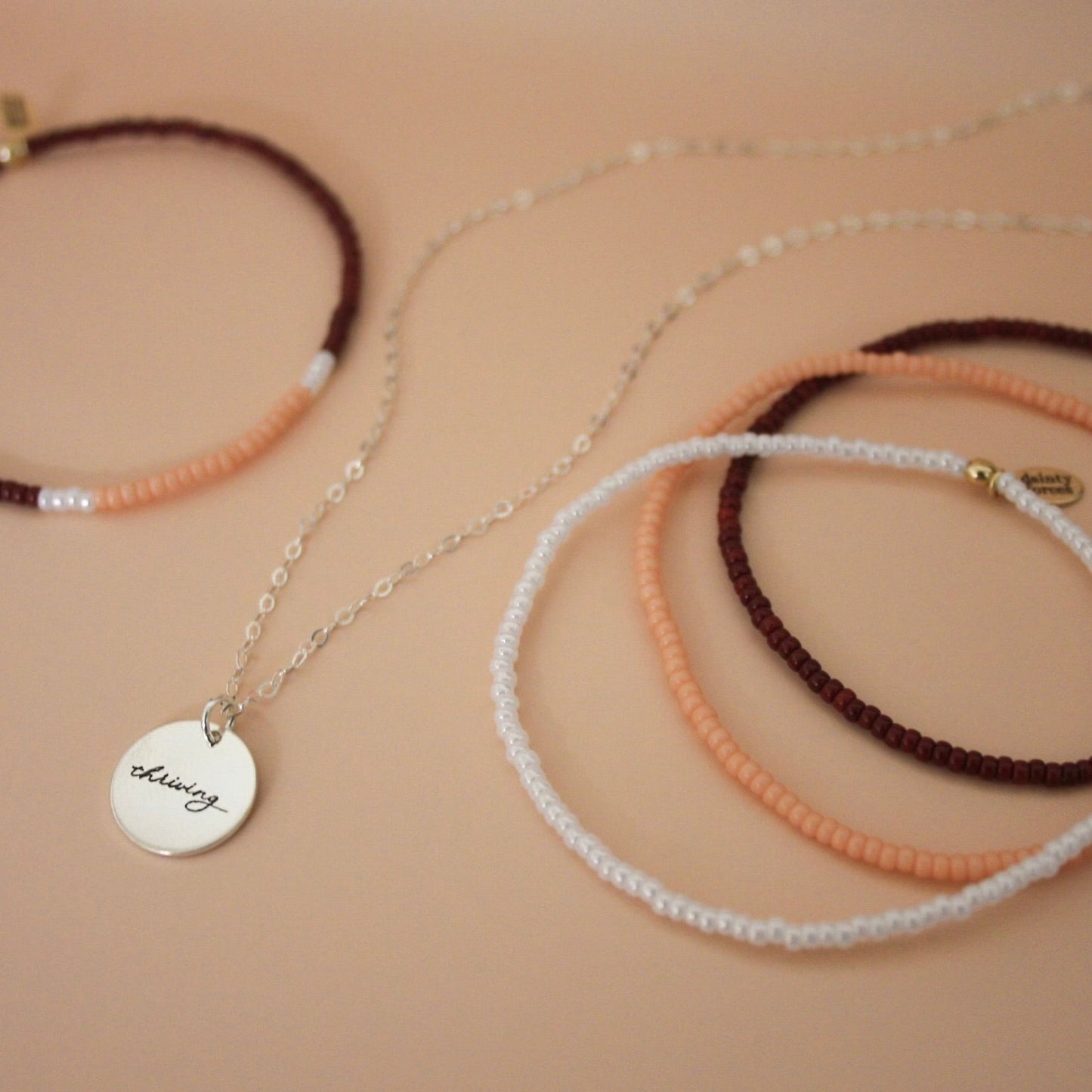 Thriving Beyond Breast Cancer x Dainty Forces Collaboration Jewelry 