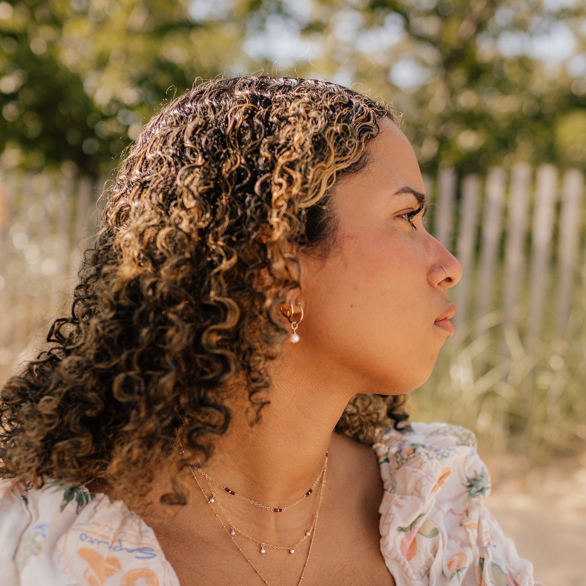 Timeless Pearl Necklace – handcrafted with genuine freshwater pearls and a 14K gold-filled chain. A classic, elegant accessory perfect for any occasion. Shop now for a timeless jewelry piece!