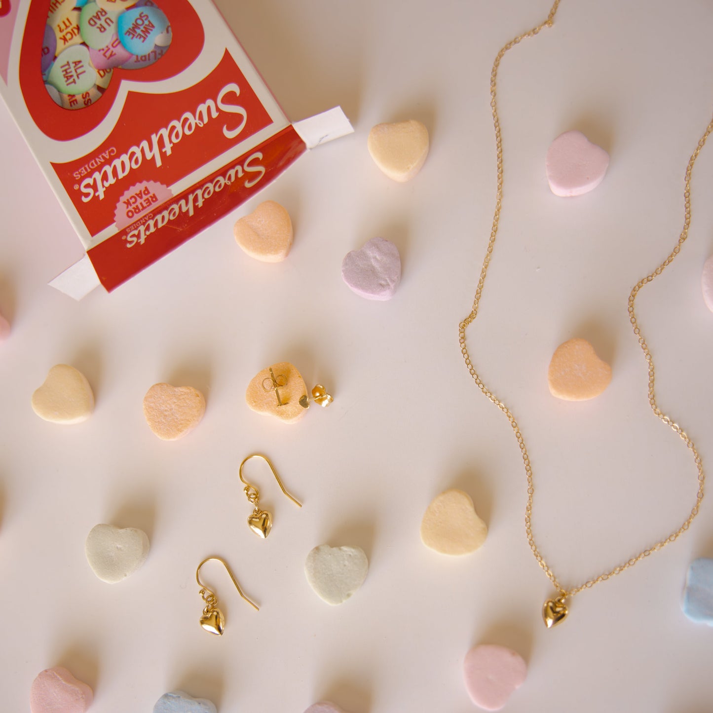 Puffy Heart Earrings