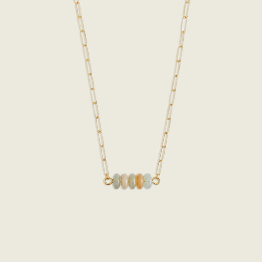 Wren Necklace on paperclip chain 