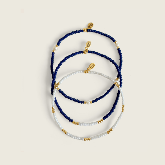 Deep Blue Bracelet Set