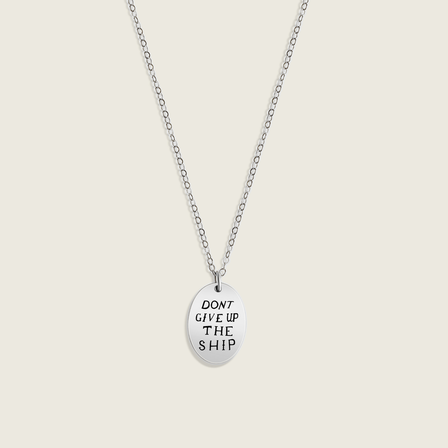 Don't Give Up the Ship Necklace