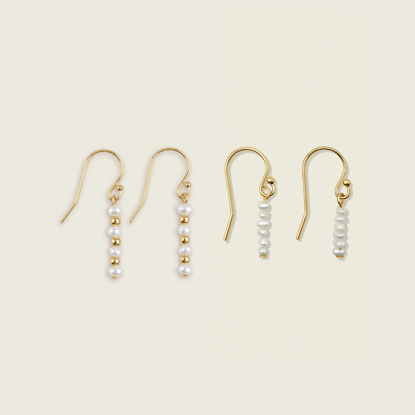 Pearl Luster Earring Set