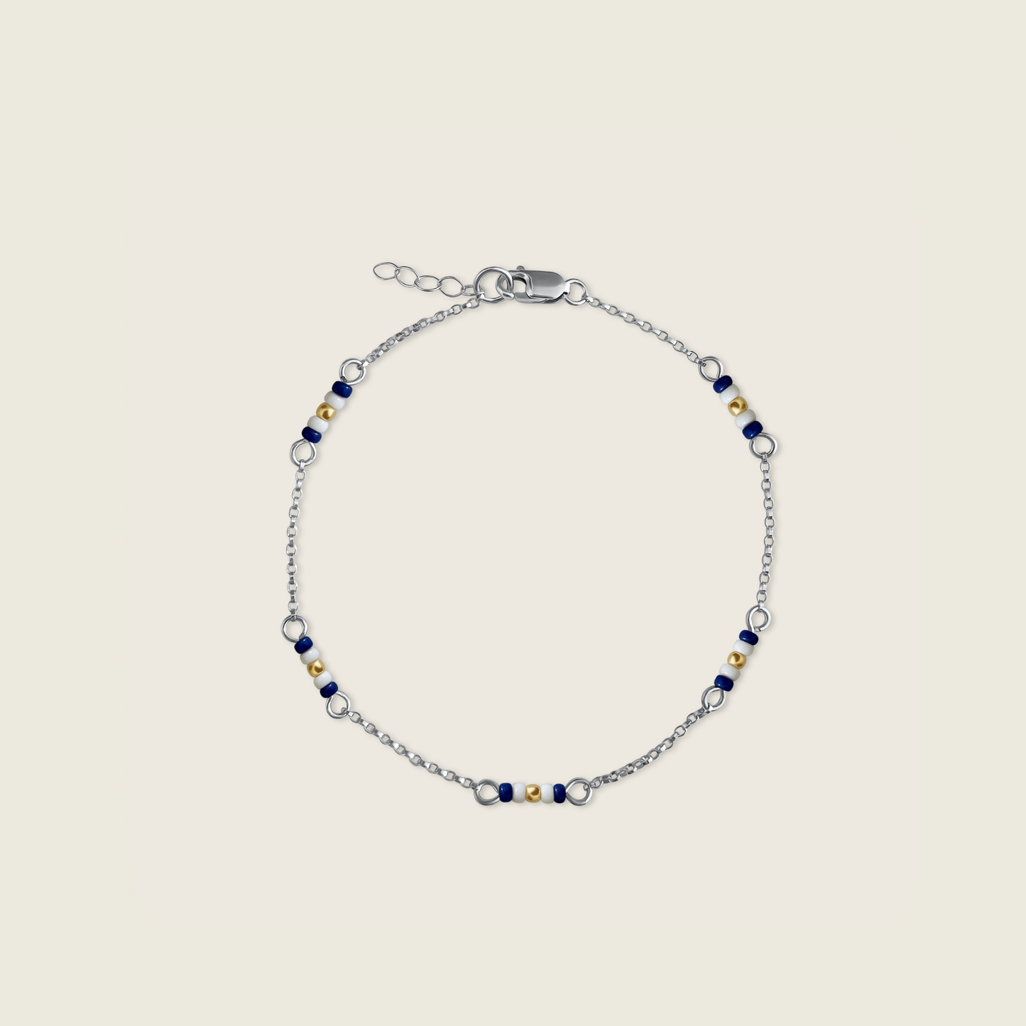 Navy Layering Bracelet