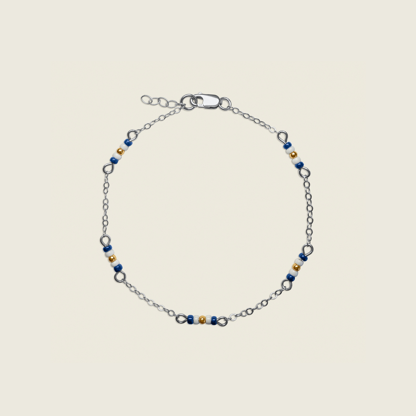 Navy Layering Bracelet