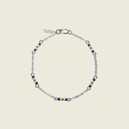 Navy Layering Bracelet
