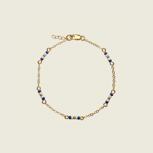 Navy Layering Bracelet