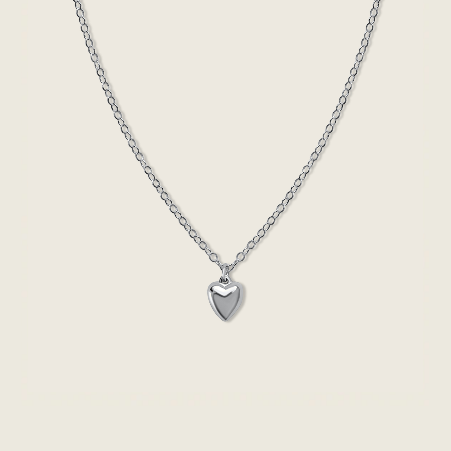 Puffy Heart Necklace