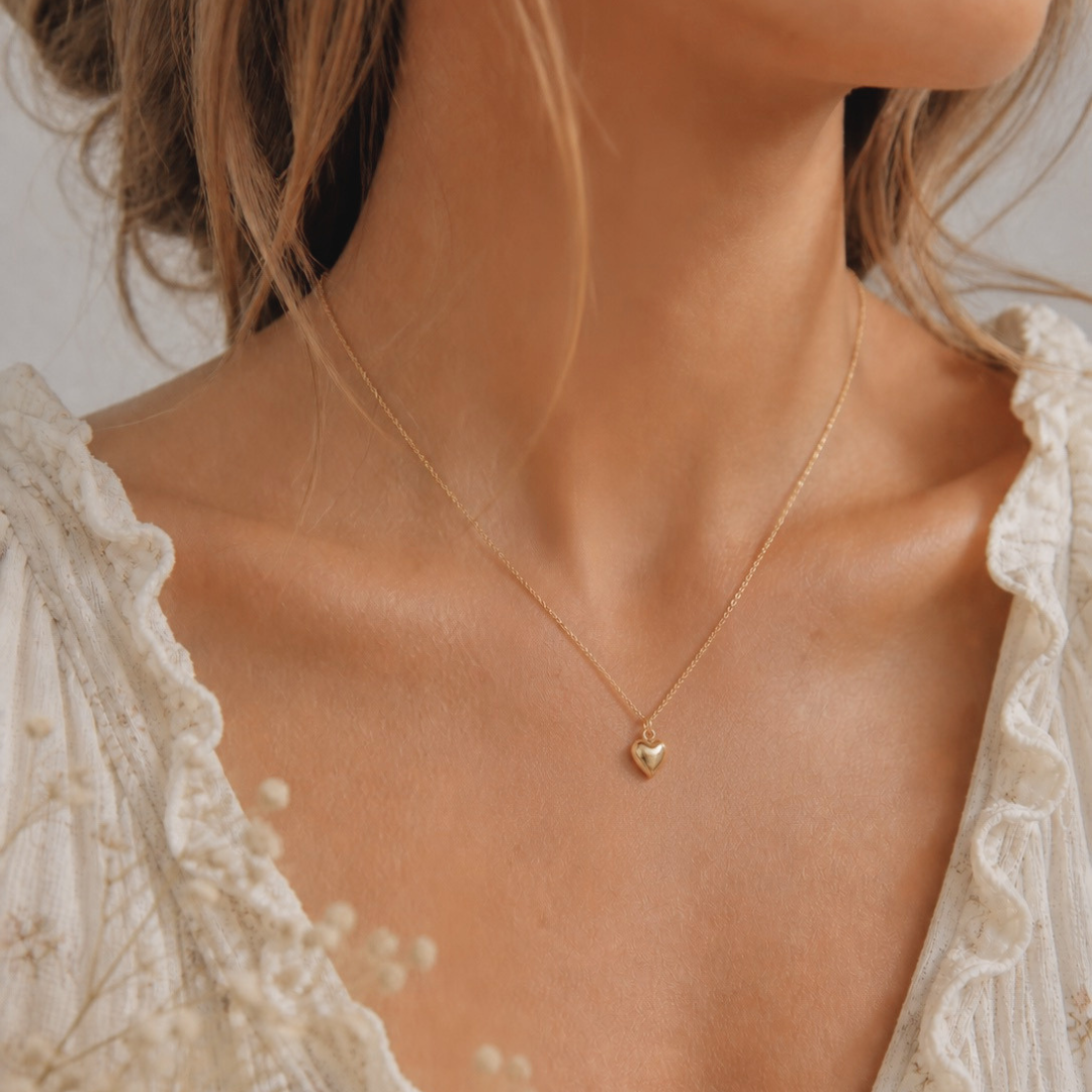 Puffy Heart Necklace